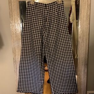 Black & White flared pants